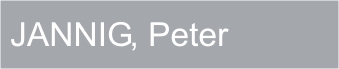 JANNIG, Peter
